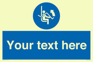 Custom Mandatory: Open safety bar of chairlift